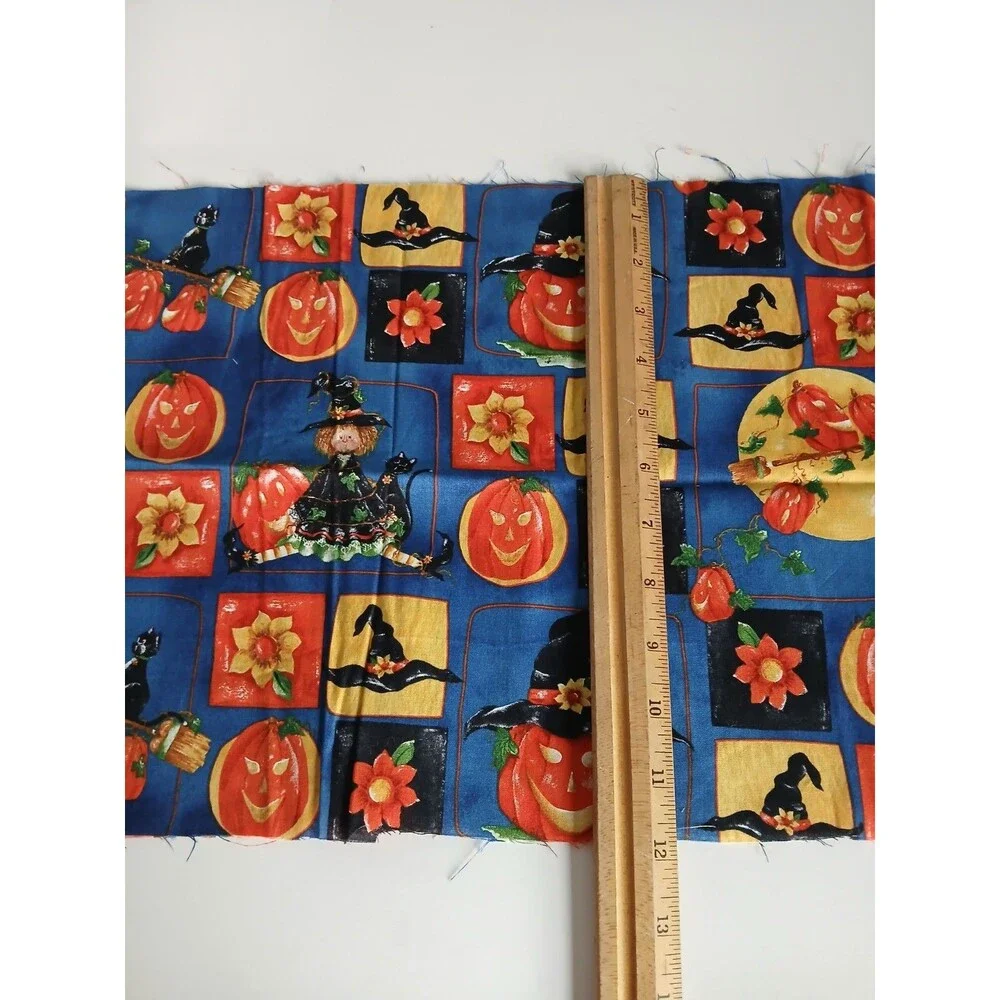 Halloween Multicolor Fabric  Signature Classics Oakhurst Textiles  Debbie Mumm